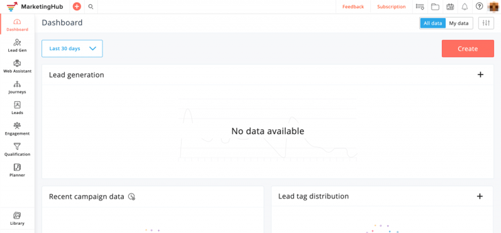 Zoho MarketingHub ポップアップ01