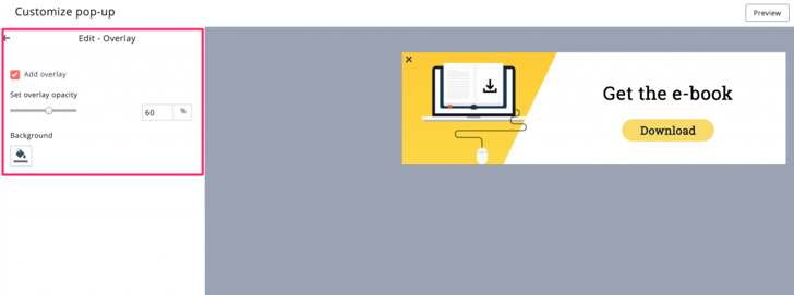 Zoho MarketingHub ポップアップ14