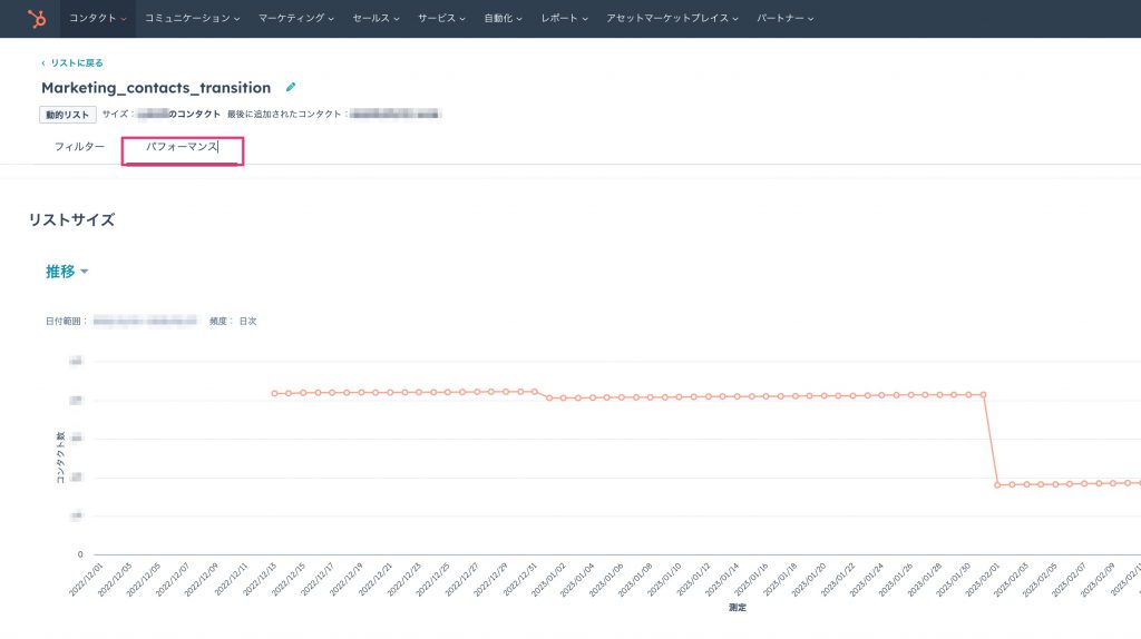HubSpotマーケティングコンタクト12