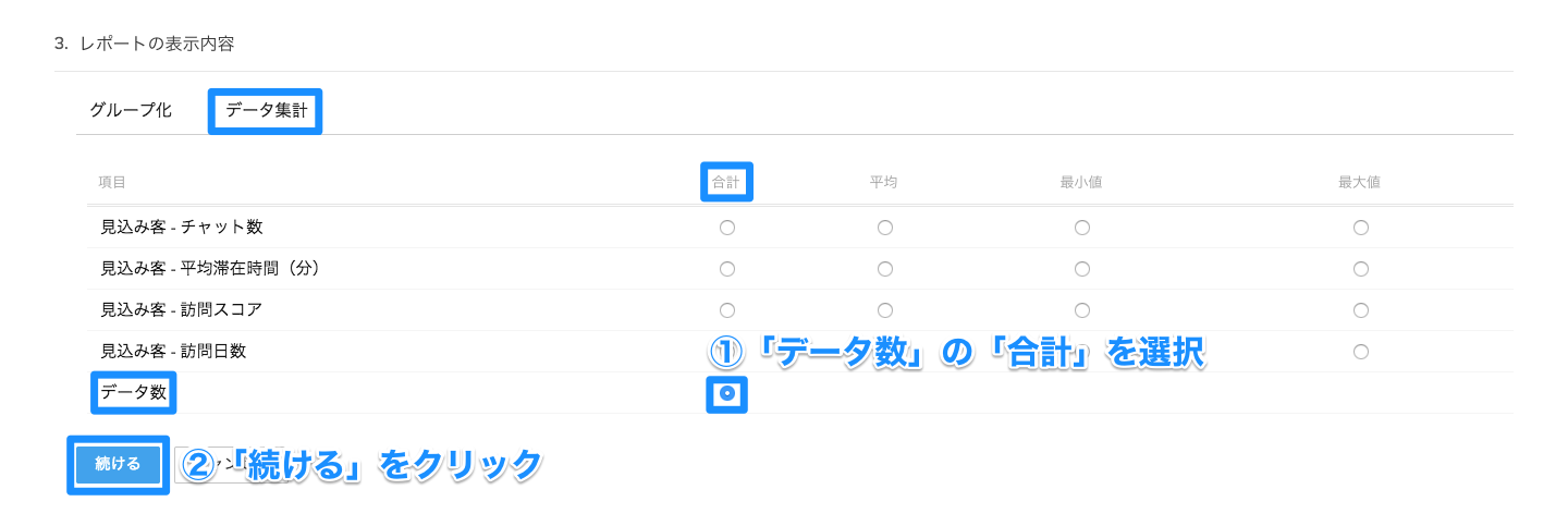 顧客情報を使ったレポート作成事例①：合計を表示の画像6